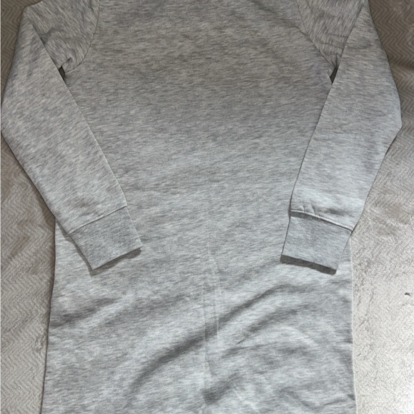 Gray Love Print Kids Dress - Picture 5 of 5